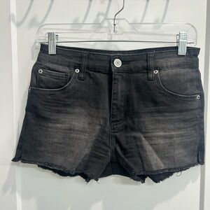 STS Blue Women's Faded Black Jean High Rise Aubrey Shorts